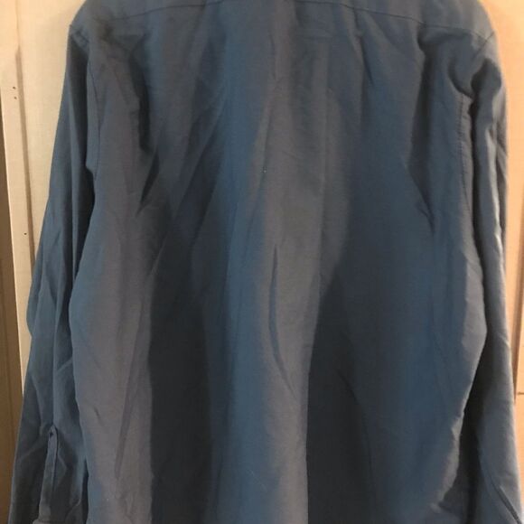 Red Kap Blue Men's Work Shirt Size Large - Picture 3 of 10